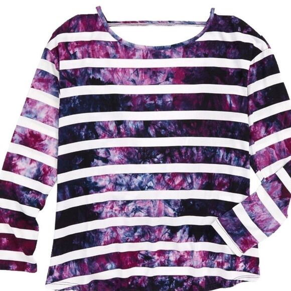 Truly Me (Nordstrom) girls purple top - Picture 1 of 6